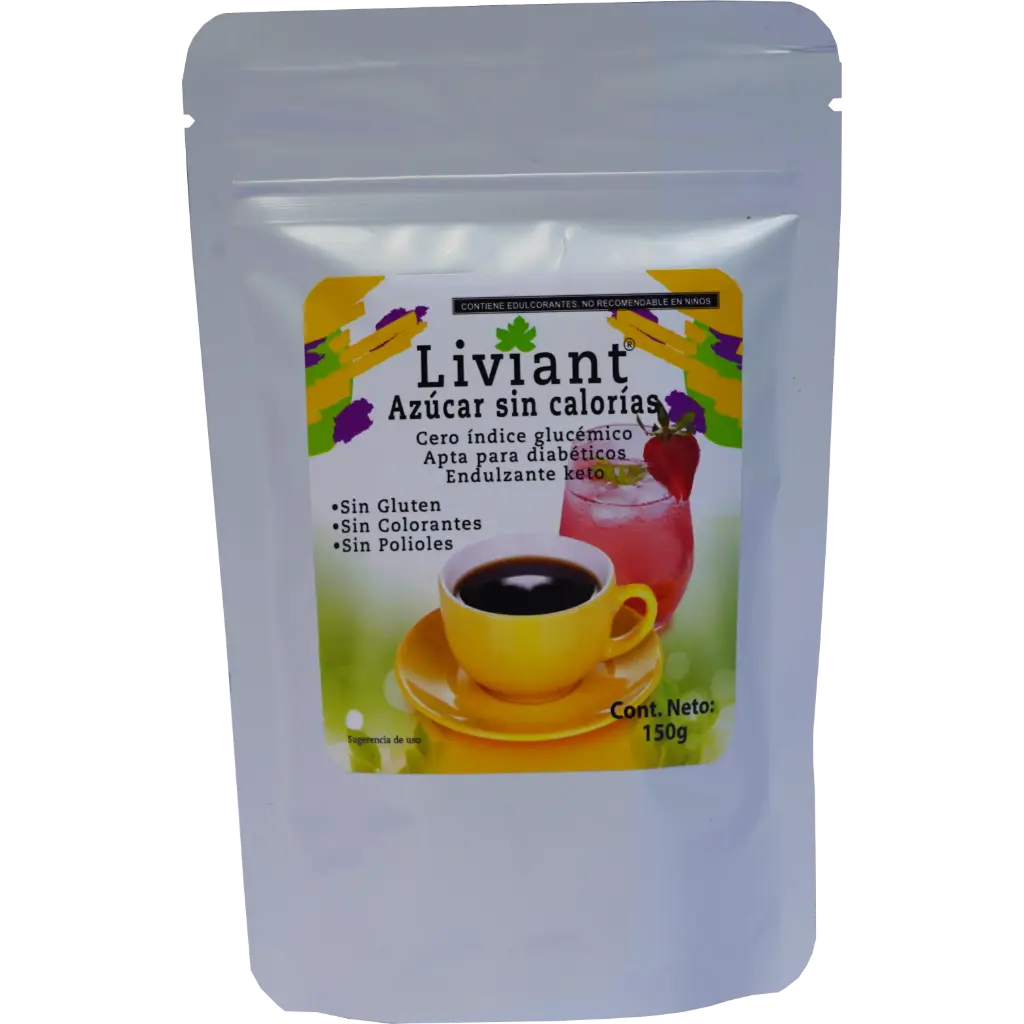 Liviant Azúcar Sin Calorías Base Alulosa, Bolsa 150 gr