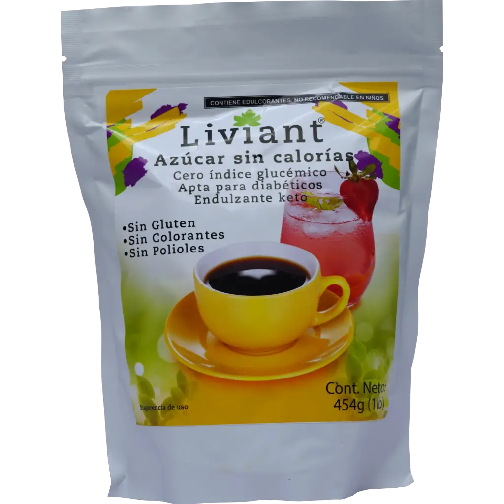 Liviant Azúcar Sin Calorías Base Alulosa, Bolsa 454 gr
