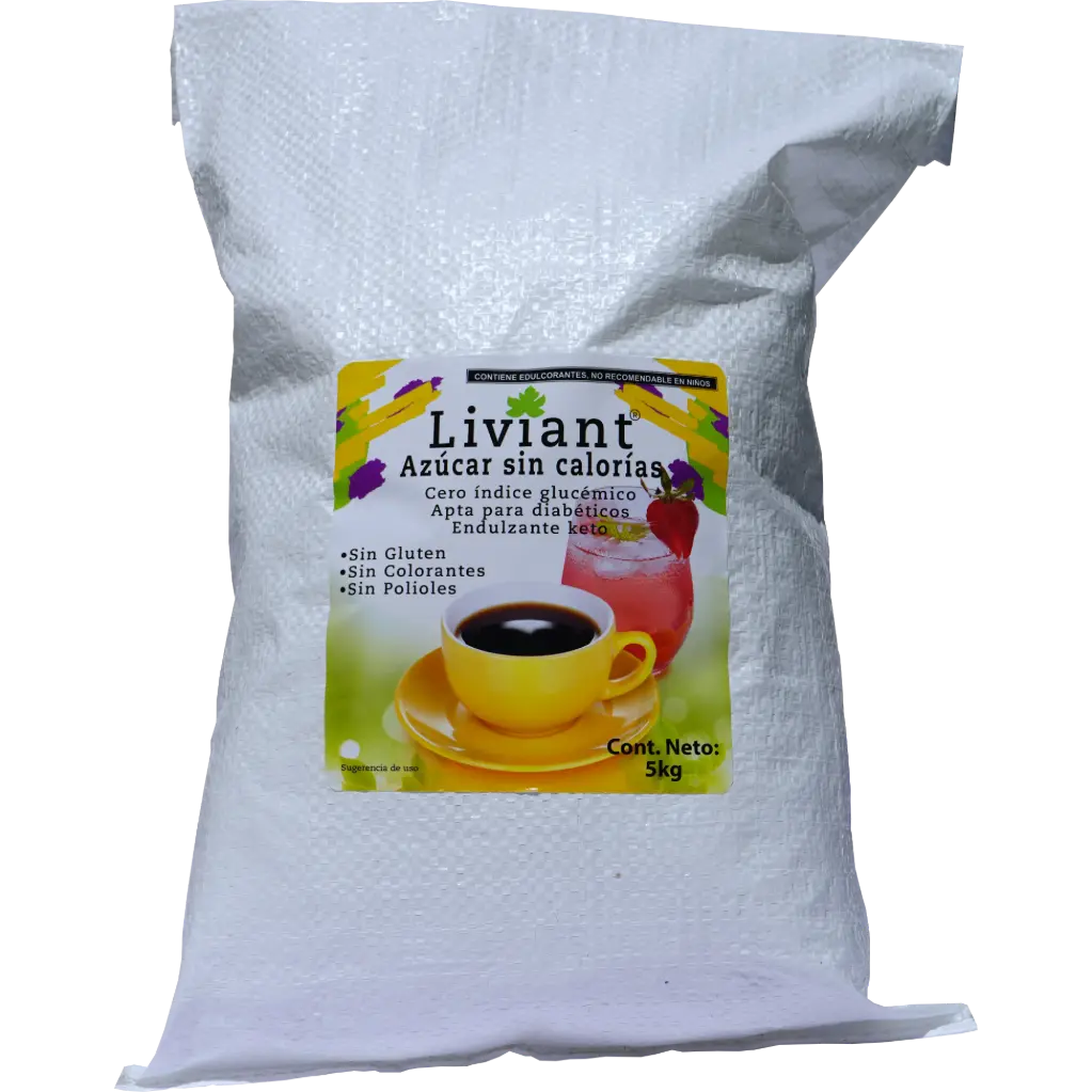 Liviant Azúcar Sin Calorías Base Alulosa, saco 5 kg